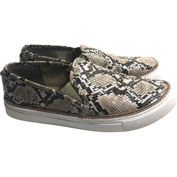 Steve Madden Jalia Snakeprint Sip On Sneakers - Picture 3 of 9